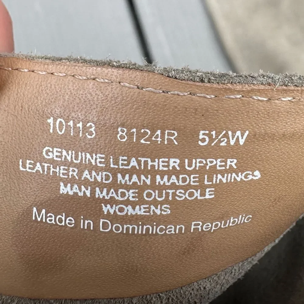 Womens Timberland Rangeley 8124R Light Olive Leather Pull On Tall Boots size 5.5